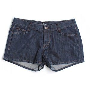 Old Navy Mid Rise Dark-Wash Jean/Denim Shorts